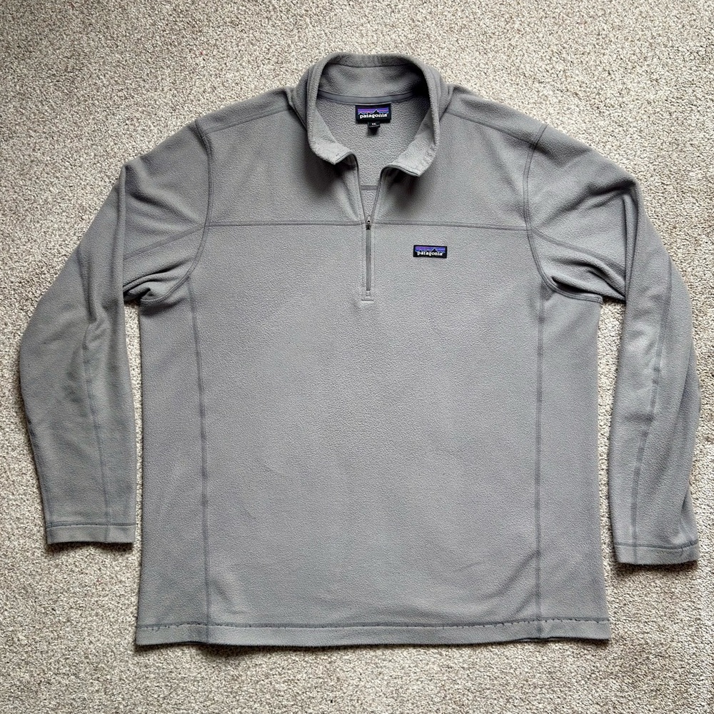Patagonia Quarter Zip Pullover - Feather Grey - XXL